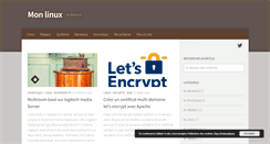 Desktop Screenshot of monlinux.net